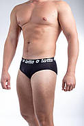 Плавки чоловічі LOTTO ростовка (S/M/L/XL/XXL) чорні 30034128, фото 9