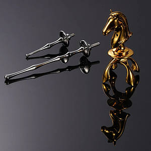 Уретральний катетер Кінь з колекції Шахи з двома насадками UPKO Knight The Chess