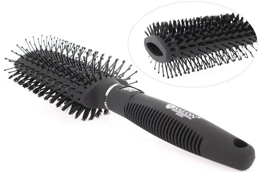 Гребінець двосторонній продувний Salon Professional D9565 з нейлоновою щетиною