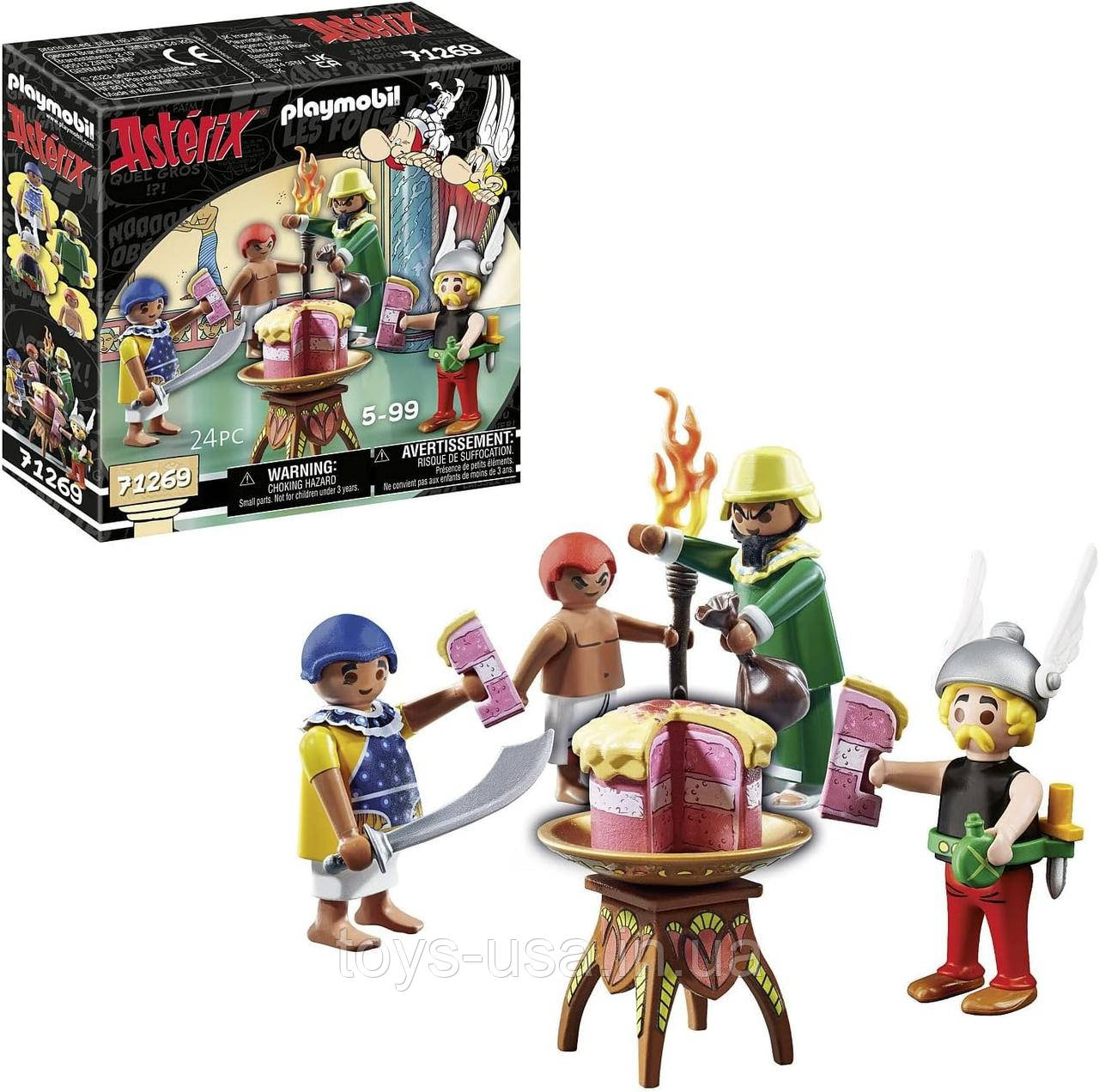 Конструктор Плеймобіл Playmobil Астерікс Отруєний торт Пірамідоніса 71269 Asterix Pyradonis Poisoned Cake