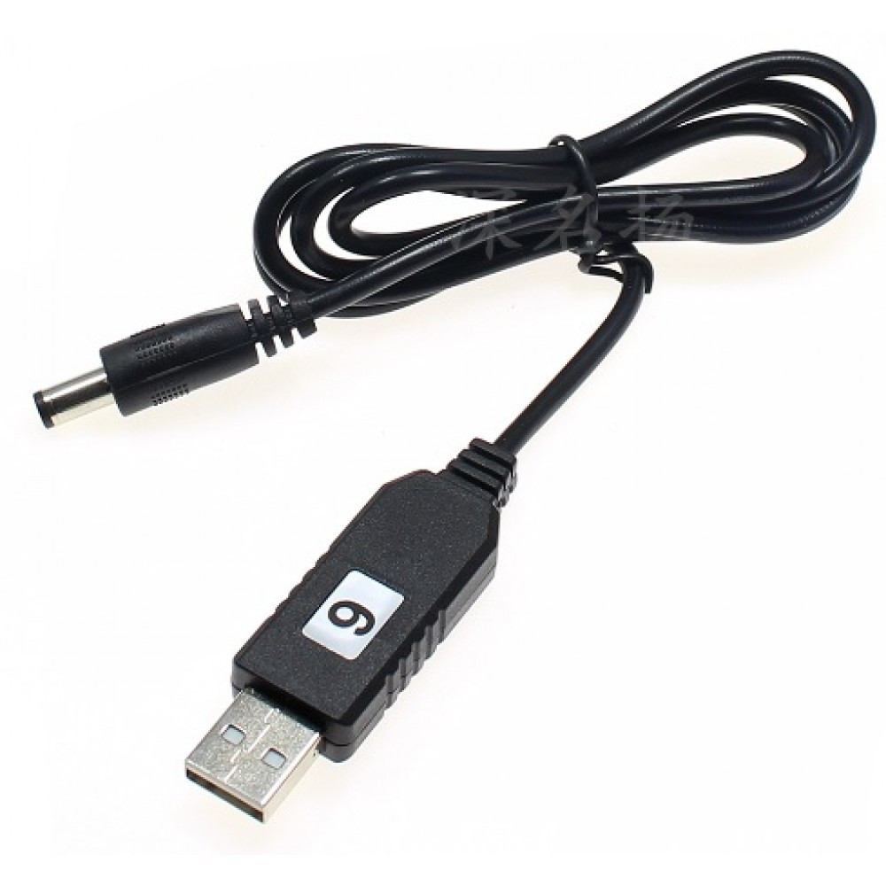 ОПТ Кабель для роутера USB, 9v модема перетворювач 5V-12V, 5.5*2.1mm to DC