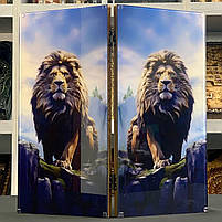 Нарди скляні з дерев'яним какасом Лев 50×24×6см подарункові, фото 3