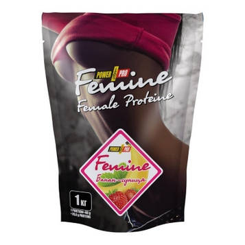 Протеїн для жінок Femine Pro суміш сироваткових білків, смак Банан-Суницею, 1кг
