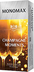 Чай чорний та зелений пакетований Мономах Champagne moment, 25*1,5 гр