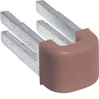 Вставна перемичка для з'єднання блоків фазних клем, 10 шт., Hager KN99P, для щита Хагер, боксу, шафи