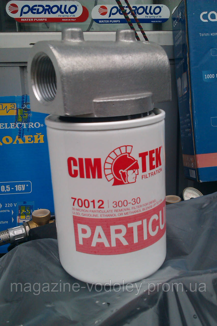 Фільтр тонкого очищення бензину, дизельного палива, CIM-TEK 300-10 (до 50 л/хв) - фото 1 - id-p14107278