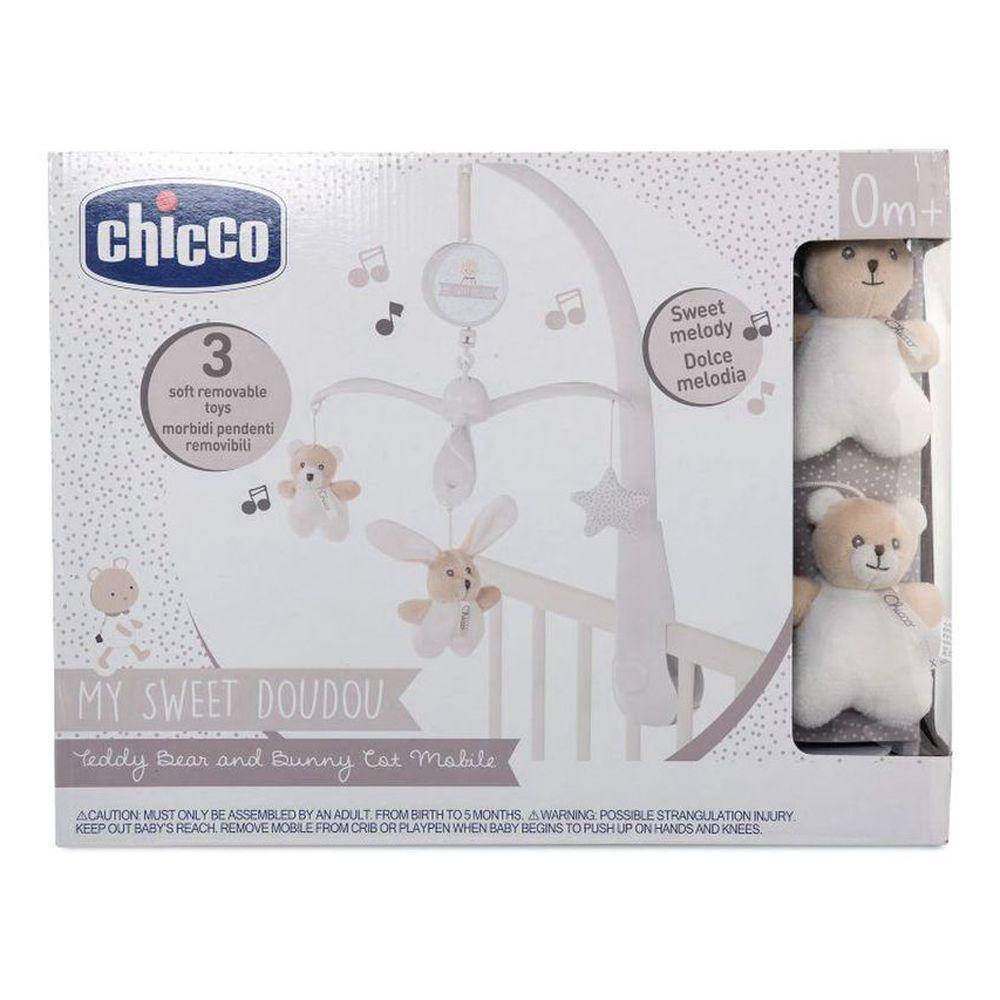 Chicco Мобіль механічний на ліжечко "Ведмежа і зайченя" серії "My Sweet DouDou"