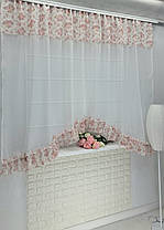Тюль - арка "Рита Троянди", кухонні штори, фото 4
