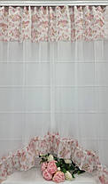 Тюль - арка "Рита Троянди", кухонні штори, фото 5