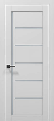 Двері екошпон, Полотно, серія TETRA, Модель Т-08. Колір: Альпійський білий, фото 1