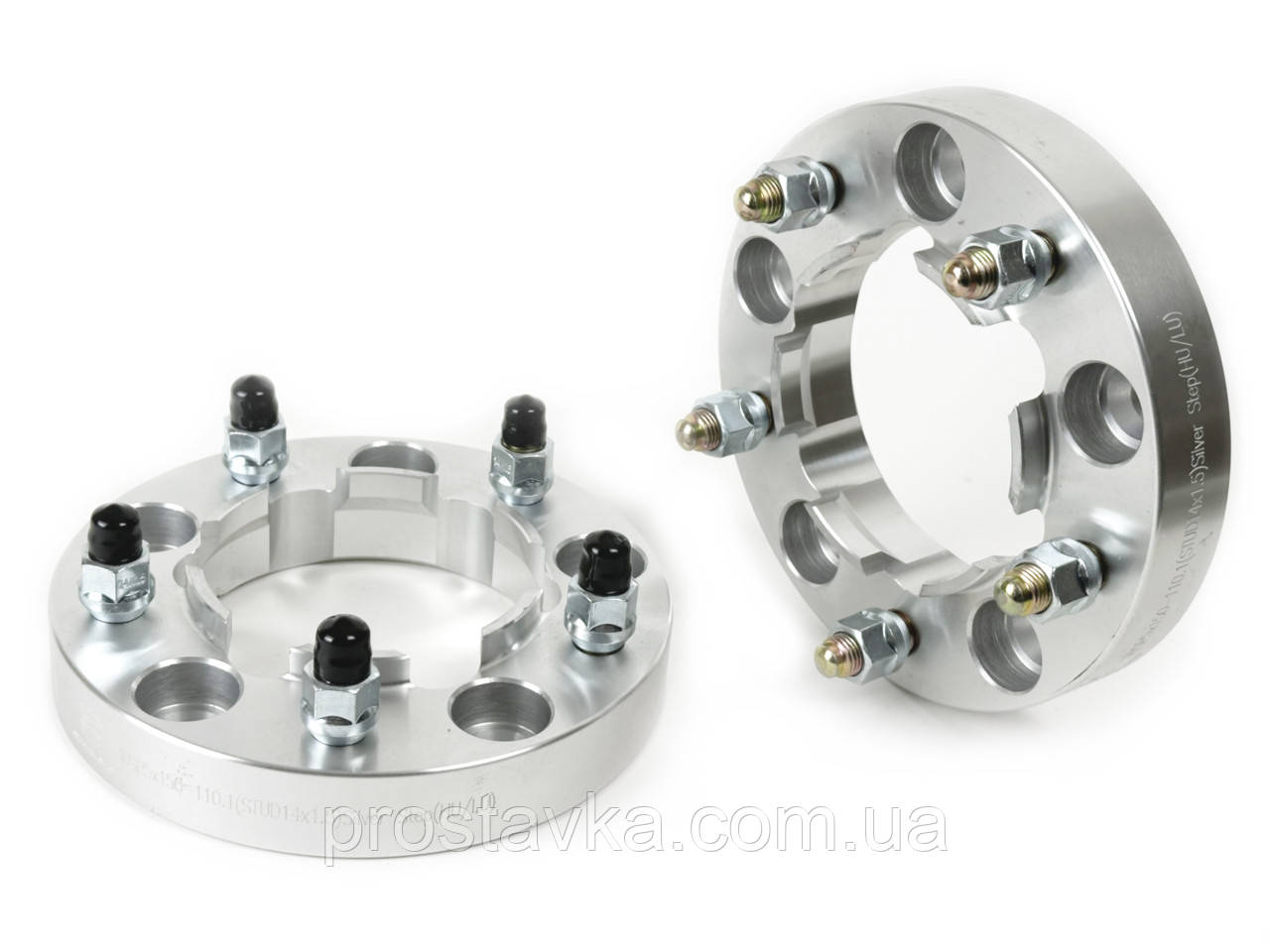 Проставка-адаптер с напр. 30SP5150-110.1 (STUD14x1.5) HUB Step Silver (LC100)