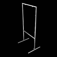 Штендер каркас Т-660х1200/500 сірий