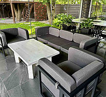 Диван ЛОФТ Престон + м'які, водонепроникні, комфортні, зі знімними чохлами подушки для офісу, дому, дачі