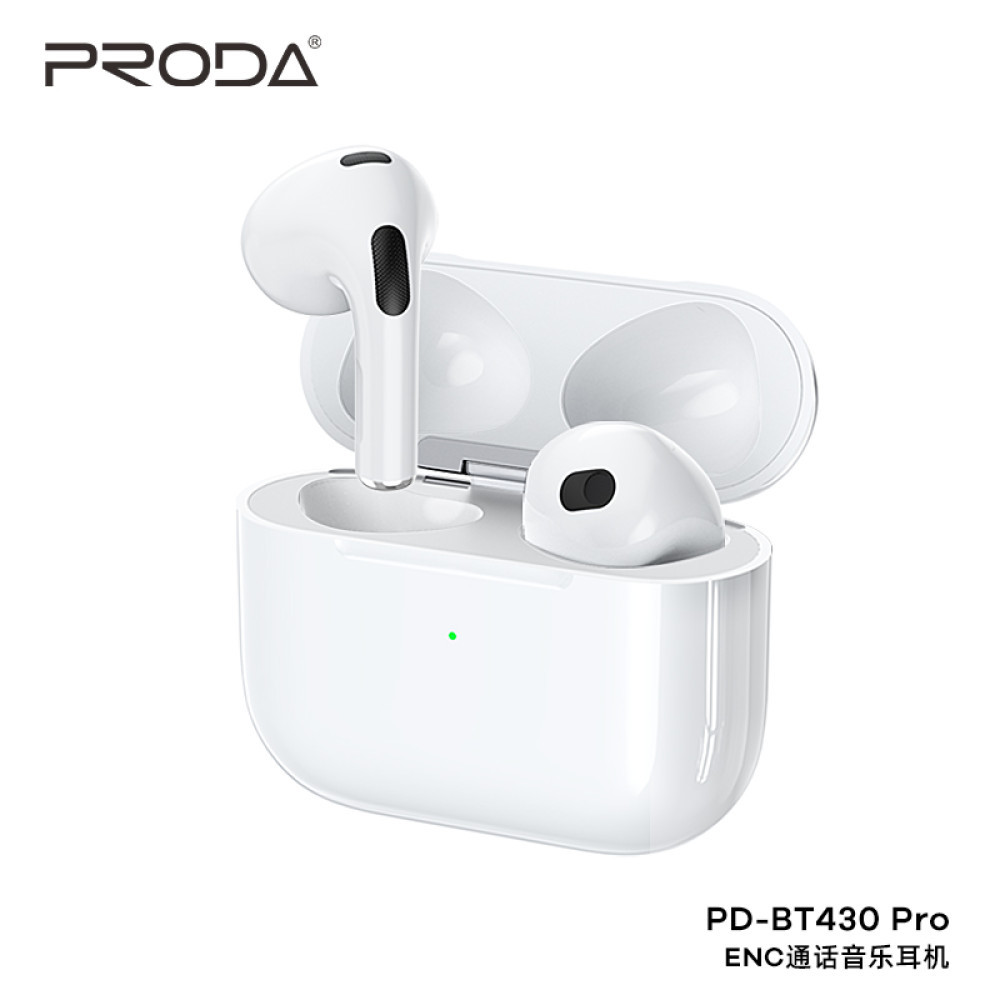 Бездротові навушники PRODA ENC для музики та дзвінків PD-BT430 Pro (4th AirPods)
