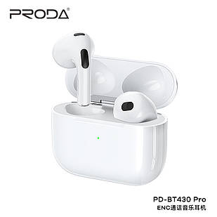 Бездротові навушники PRODA ENC для музики та дзвінків PD-BT430 Pro (4th AirPods)