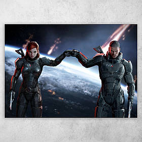 Плакат постер "Mass Effect / Масс Ефект" №2