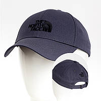 Бейсболка  The North Face 6-ти клинка 2 вишивки (преміум) сірий