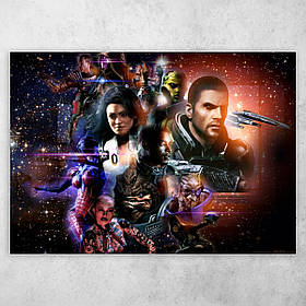 Плакат постер "Mass Effect / Масс Ефект" №10