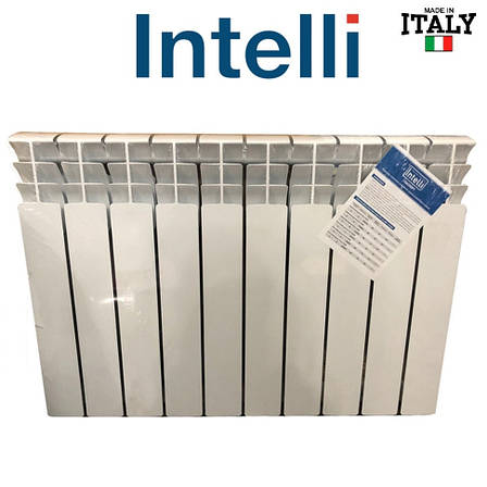 Біметалевий радіатор опалення Intelli 500/100 (8 секцій), фото 1