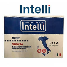 Біметалевий радіатор опалення Intelli 500/100 (13 секцій), фото 5