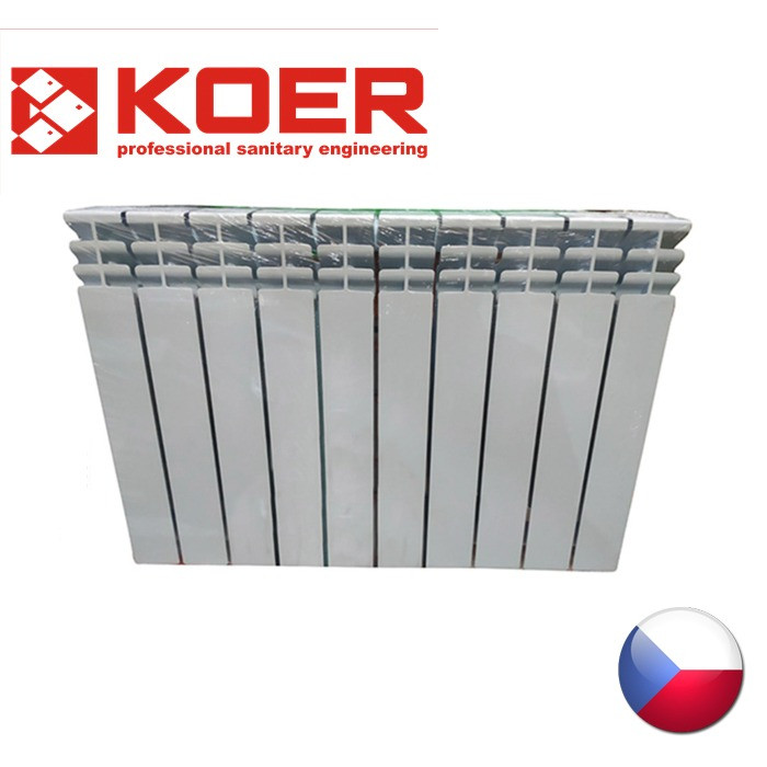 Біметалічний радіатор опалення Koer 500/100 (11 секцій)