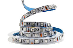 RGB Світлодіодна LED стрічка PROLUM PRO 12V-5050-60, негерметична,  (5 метрів. Ціна 3а 1 метр)