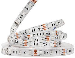 RGB  Світлодіодна LED стрічка PROLUM SG 12V-5050-60, негерметичная.Котушка, ціна за 1 метр