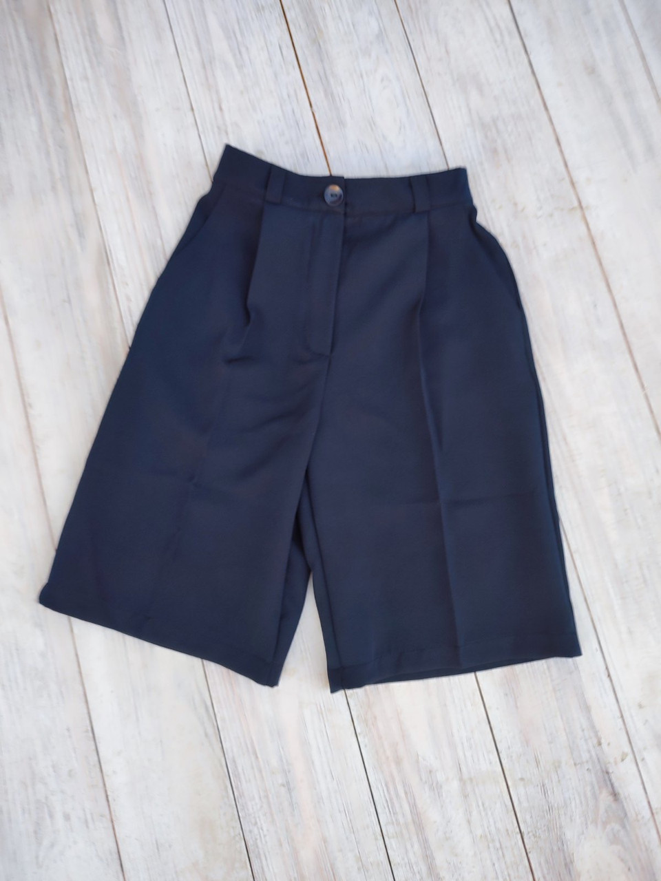Опт Шорти-бермуди на дівчинку, р 134-158 темно-сині