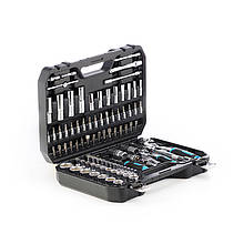 Набір інструментів та насадок Apro 90Т CrV 1/4", 1/2" (110 предметів) 251410