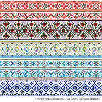 Комплект безшовних орнаментів