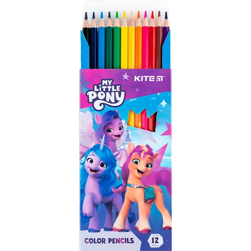 Олівці кольорові 12кольорів Kite LP LP24-051  //12шт/уп, фото 1