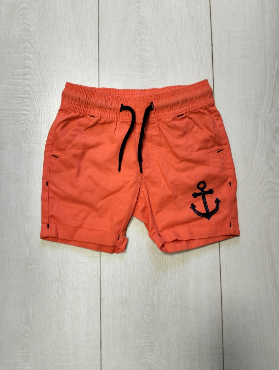 Шорти для хлопчика помаранчеві Якір Lupilu 86/92см, фото 1