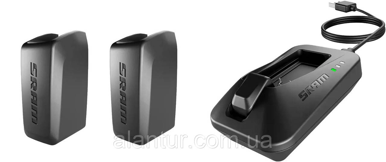 Акумулятор SRAM EP POWERPACK 2 BATTERY 300 mAh (2 шт) + Зарядний пристрій для автомобілів