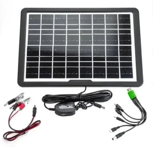Сонячна панель CcLamp CL-1615  портативна зарядна станція для зарядки від сонця Solar Panel IP65 USB 15Вт