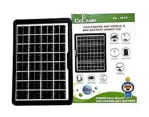 Сонячна панель CcLamp CL-1615  портативна зарядна станція для зарядки від сонця Solar Panel IP65 USB 15Вт, фото 4