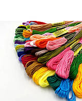 Муліне набір 50 шт, різні кольори, нитки для вишивання