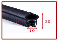 Ущільнювач XC022 30*10мм EPDM (на кромку) 10м