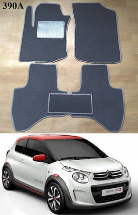 Ворсові килимки на Citroen C1 '15-, фото 1