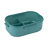 Ланчбокс 1200мл зелений з розділювачем Kite K23-184-2, фото 2