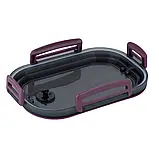 Ланчбокс 1200мл бордовий з розділювачем Kite K23-184-3, фото 4