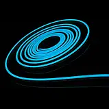 Світлодіодна стрічка NEON 12В PROLUM 6x12 IP68 Блакитний лід, Series "FX" PRO, фото 2
