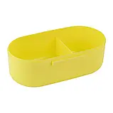 Ланчбокс 1000мл жовтий з розділювачем Kite K23-185-1, фото 6