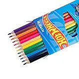 Олівеці кольорові 12кол Kite HW HW23-051  //12шт/уп, фото 4