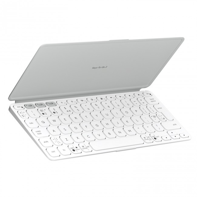 Logitech Keys To Go 2 Light Grey