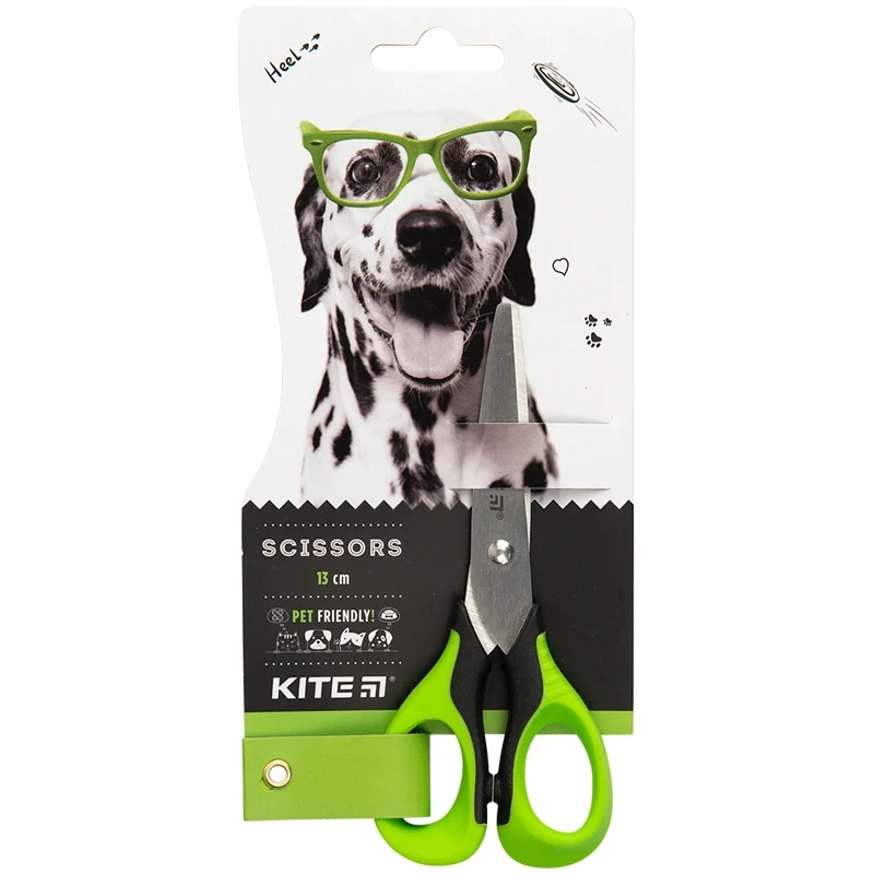 Ножиці дитячі 13см із гумовими вставками Kite Dogs K22-016