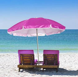 Пляжний зонт Umbrella Anti-UV 2 м Рожевий