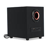 Акустична система 2.1 11W TRY FT-C10U USB + 3,5 mm з пультом дистанційного керування, Bluetooth чорна, фото 6