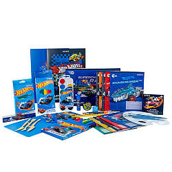 Подарунковий набір  першокласника  Kite Hot Wheels 29 предметів HW24-S01