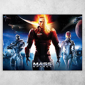 Плакат постер "Mass Effect / Масс Ефект" №12