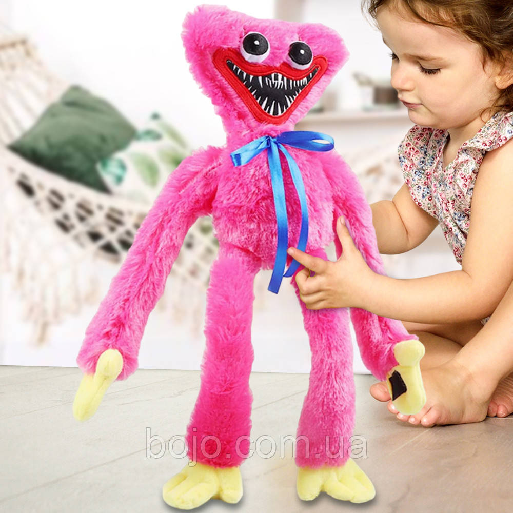 М'яка плюшева іграшка-монстрик Кісі Місі, Рожевий